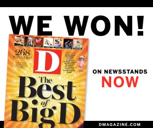 D Magazine's Best of Big D Readers' Choice Winner-Cantoni