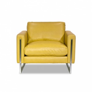 American Leather Savino Chair-Cantoni Modern Furniture-Yellow inspired rooms