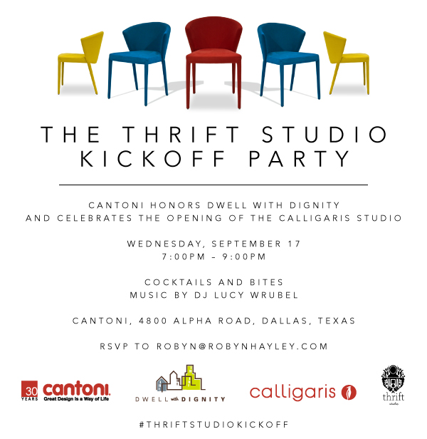 The Thirft Studio Kickoff Party at Cantoni Dallas