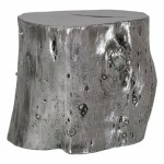 Log Stool-Cantoni modern furniture-metallics