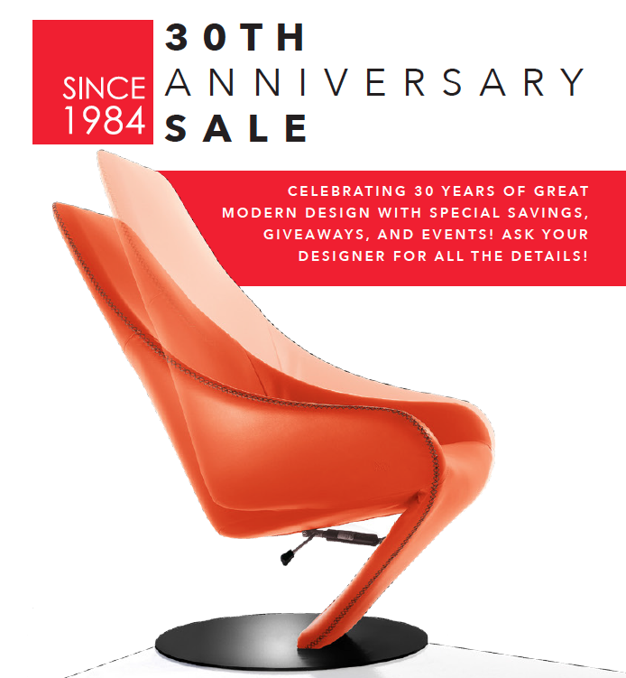 Cantoni's 30th Anniversary Sale