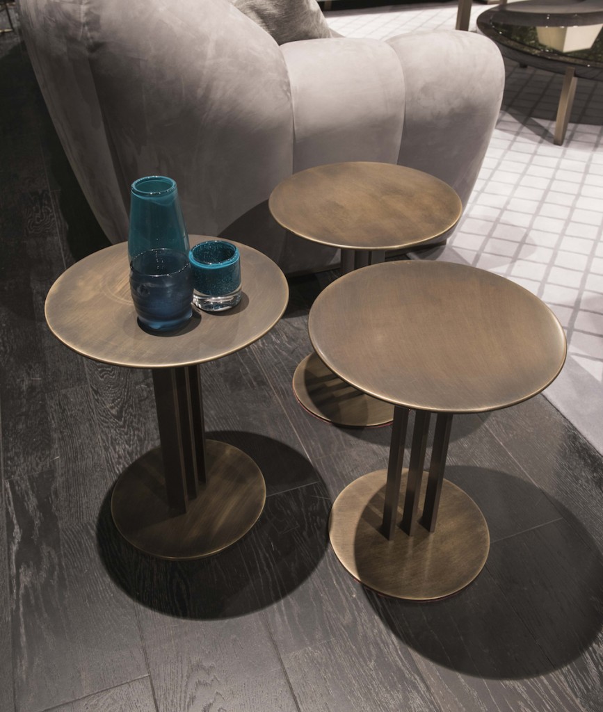 Bronze accent tables, Malerba