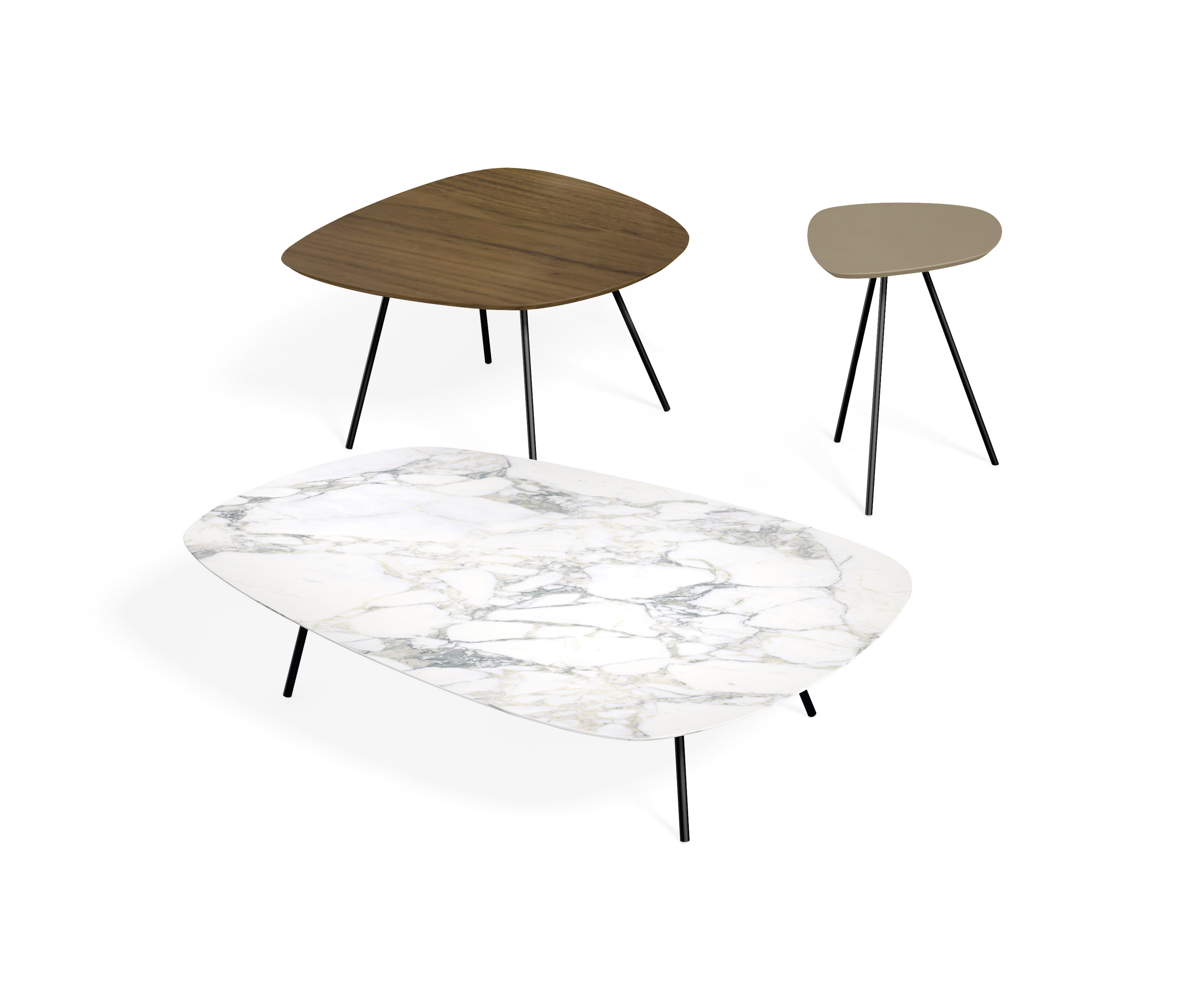 Tweet Coffee Tables designed by Gino Carollo 